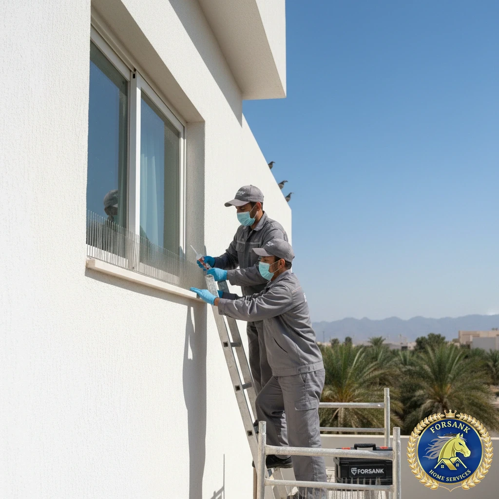 تركيب طارد الحمام الخبر