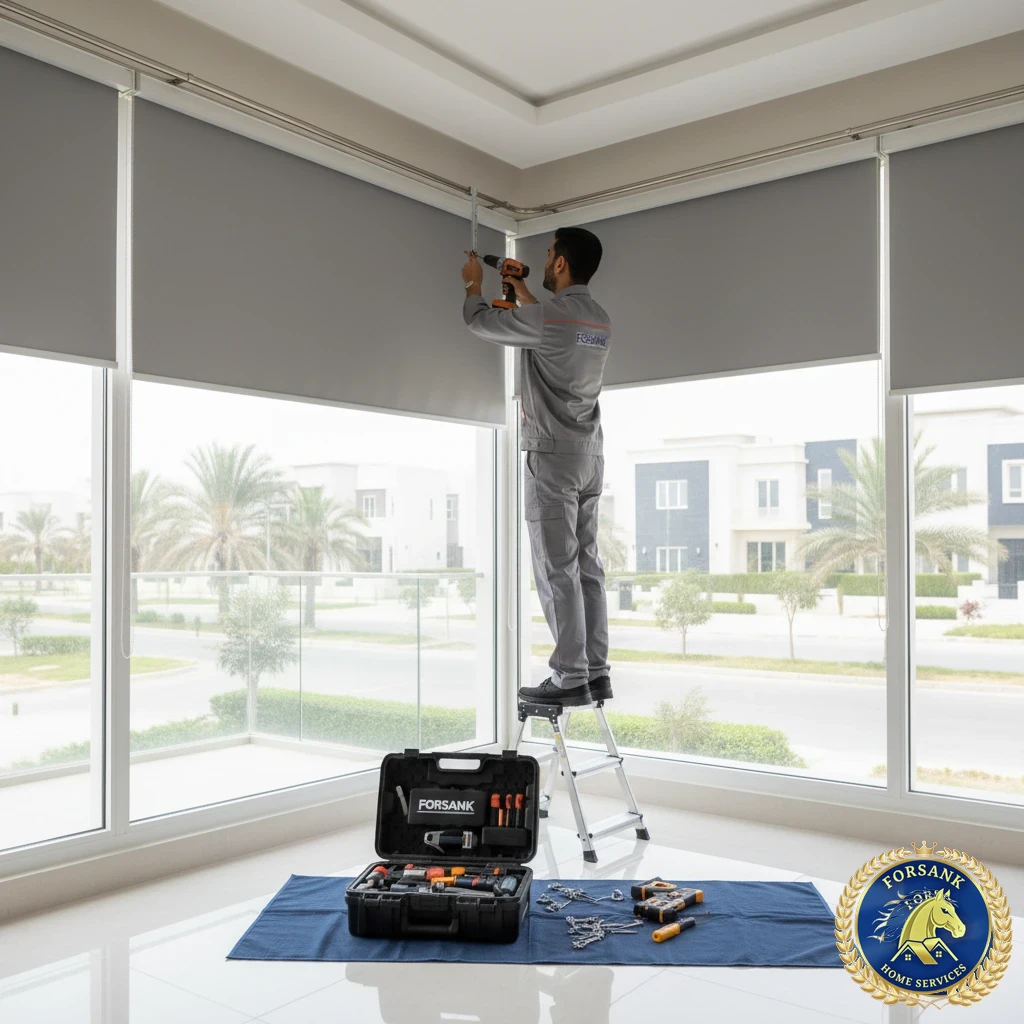 فني تركيب ستائر بحائل