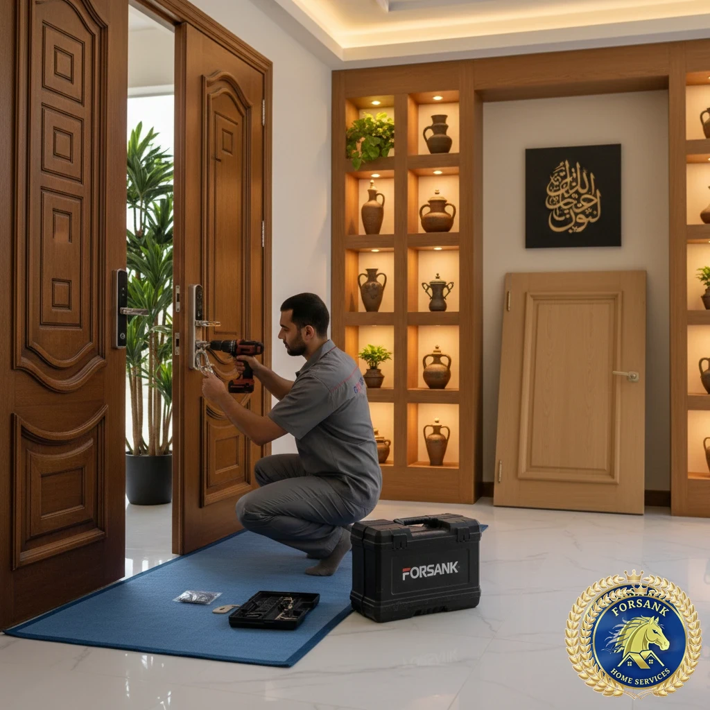 فني تركيب ابواب بالمدينة المنورة