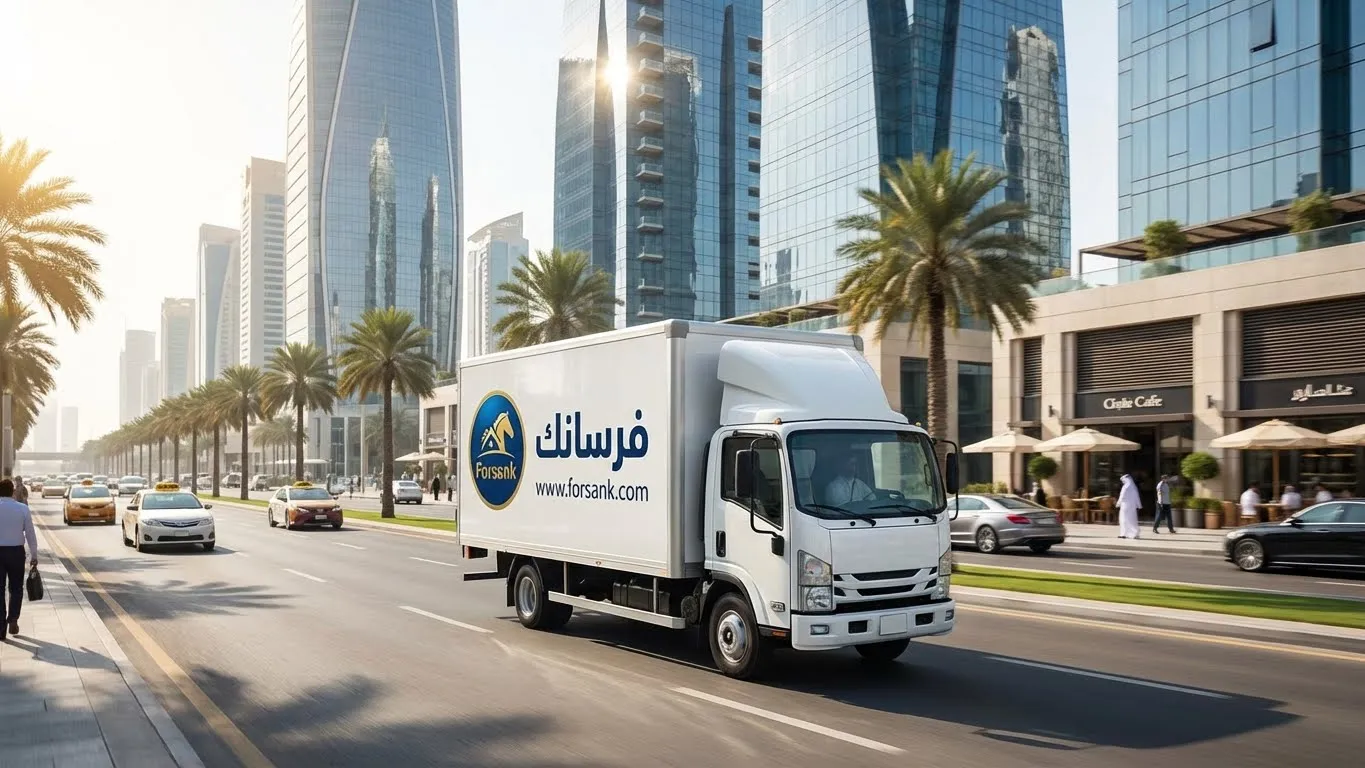 أسطول سيارات فرسانك المجهز لنقل العفش بأمان في أحياء الخبر