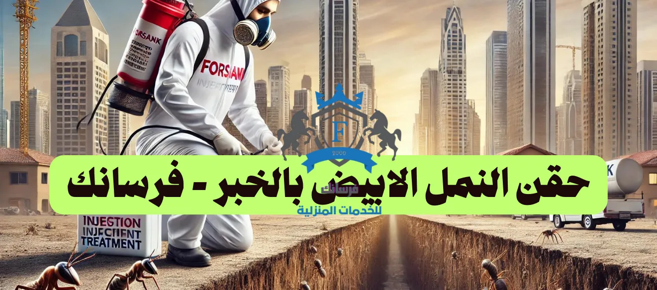 حقن النمل الأبيض بالقطيف - فرسانك